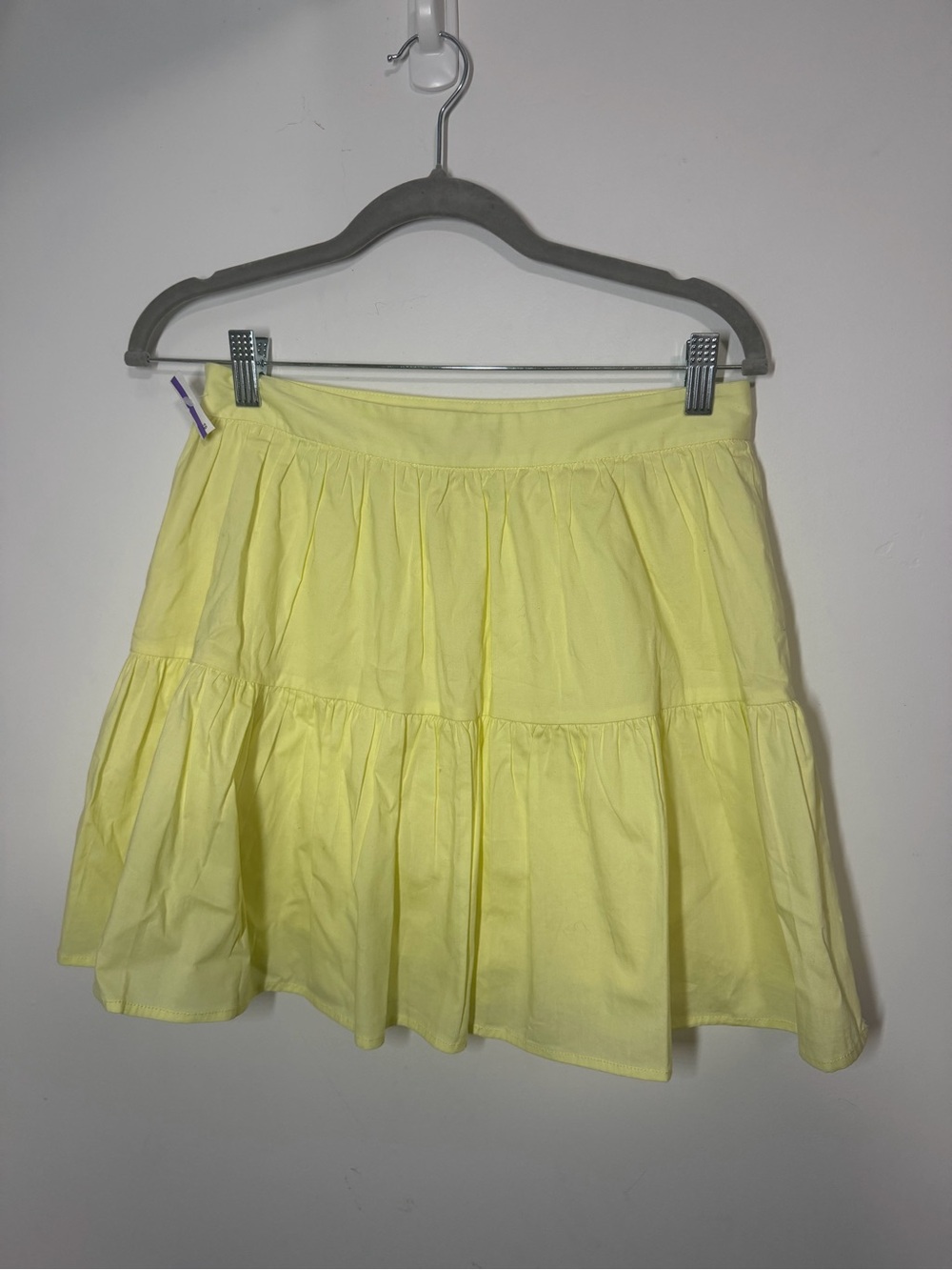 STAUD Mini Sea Skirt in the official Sunray Yellow